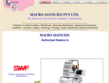 Tablet Screenshot of macroagencies.com